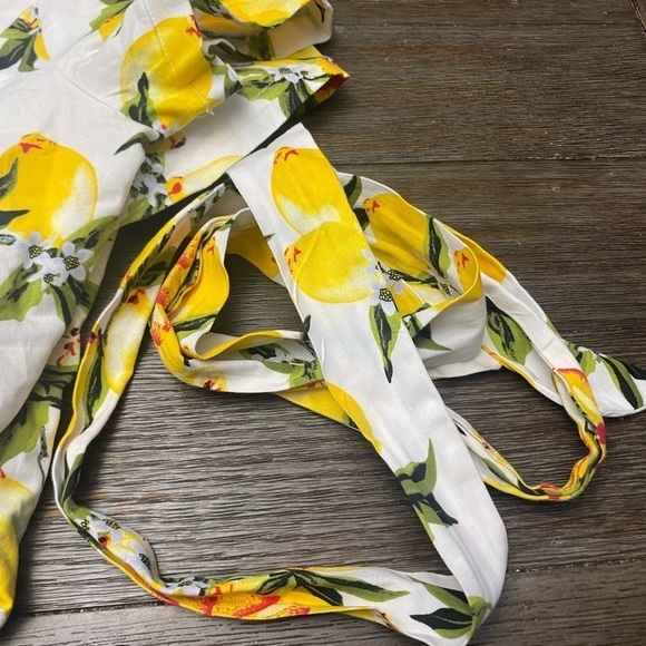 Women's 1950s Vintage Wrap swoop Neck Half Sleeve Retro Cocktail Swing Dress 3XL - Picture 10 of 10